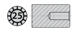 Button product DATARI PER PRESSOFUSIONE